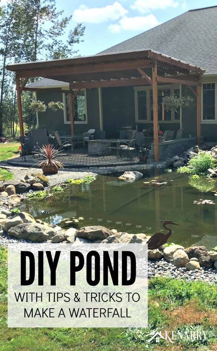 DIY Pond: How to Make a Backyard Oasis with Waterfall